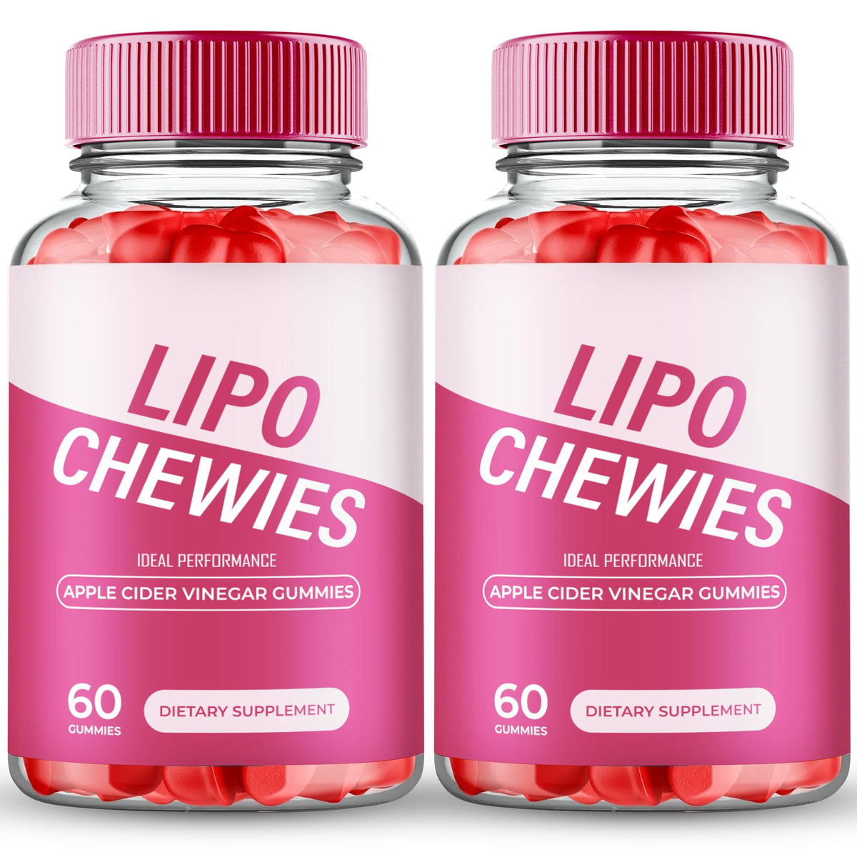 IDEAL PERFORMANCE Lipo Chewies Gummies front view packaging