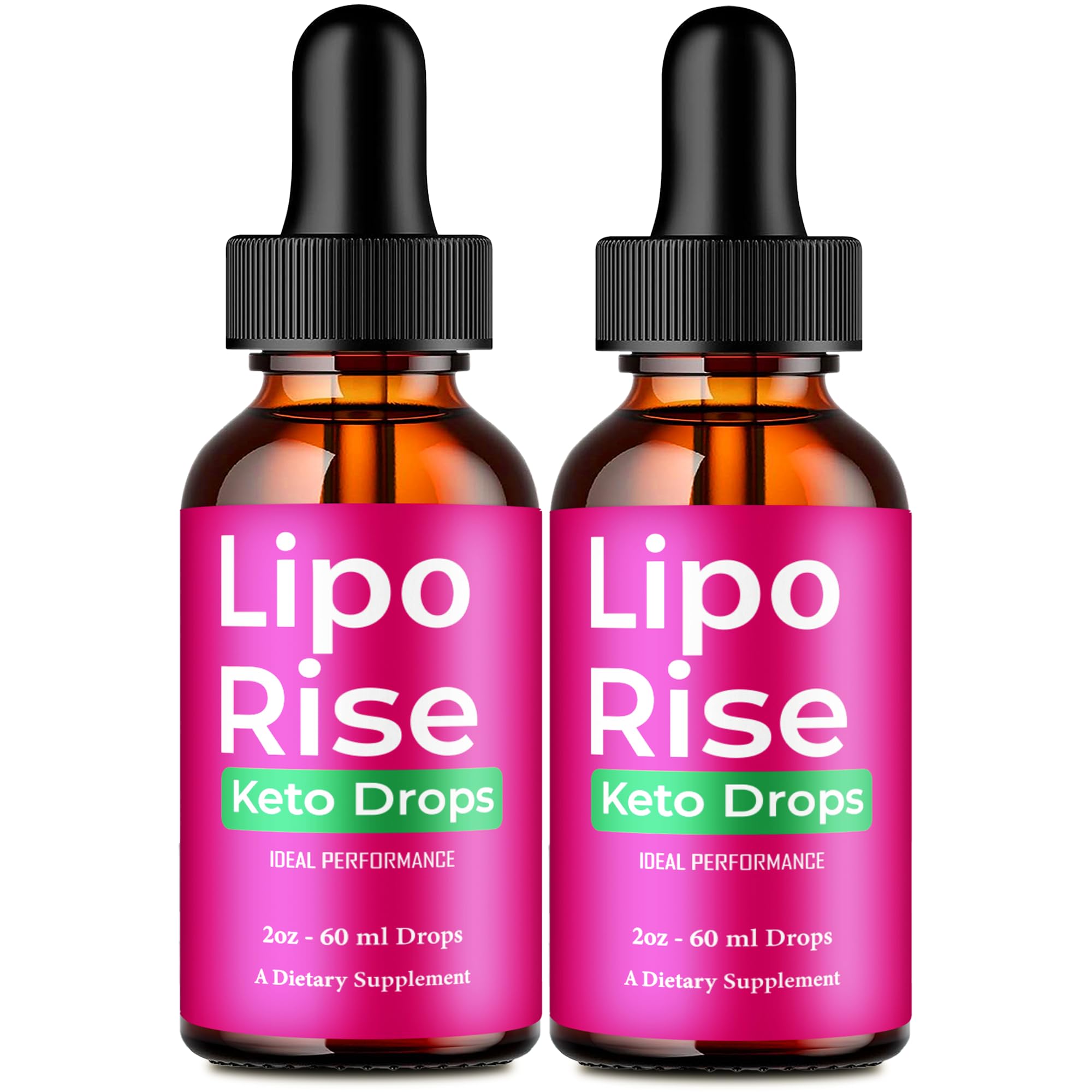 IDEAL PERFORMANCE Lipo Rise Drops front view with packaging
