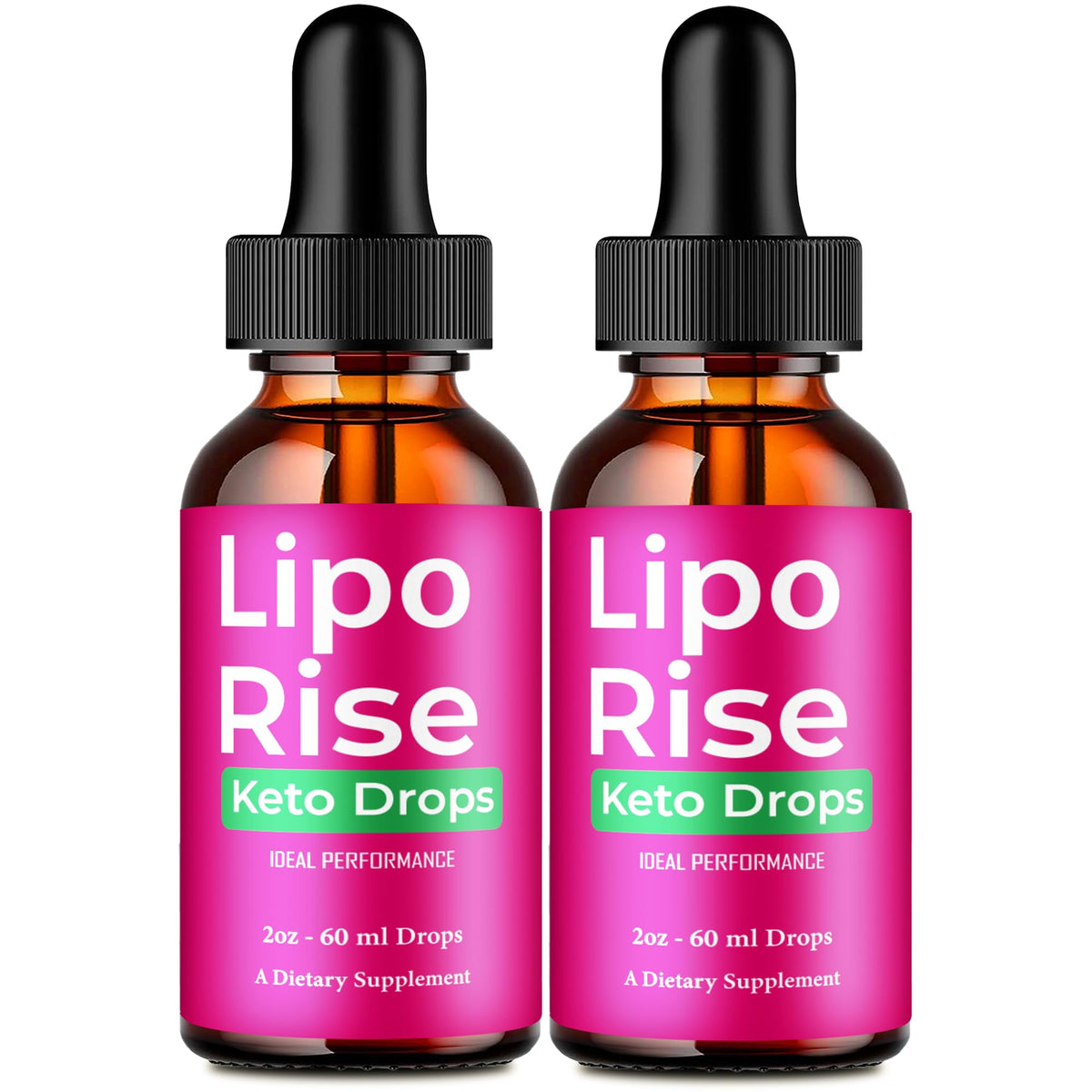 IDEAL PERFORMANCE Lipo Rise Drops front view with packaging