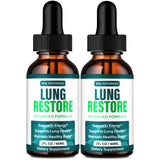 IDEAL PERFORMANCE Lung Restore Drops front view with dropper