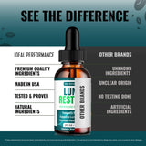 IDEAL PERFORMANCE Lung Restore Drops with measuring spoon