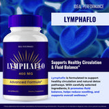 IDEAL PERFORMANCE LymphaFlo Advanced Blood Formula Capsules bottle open