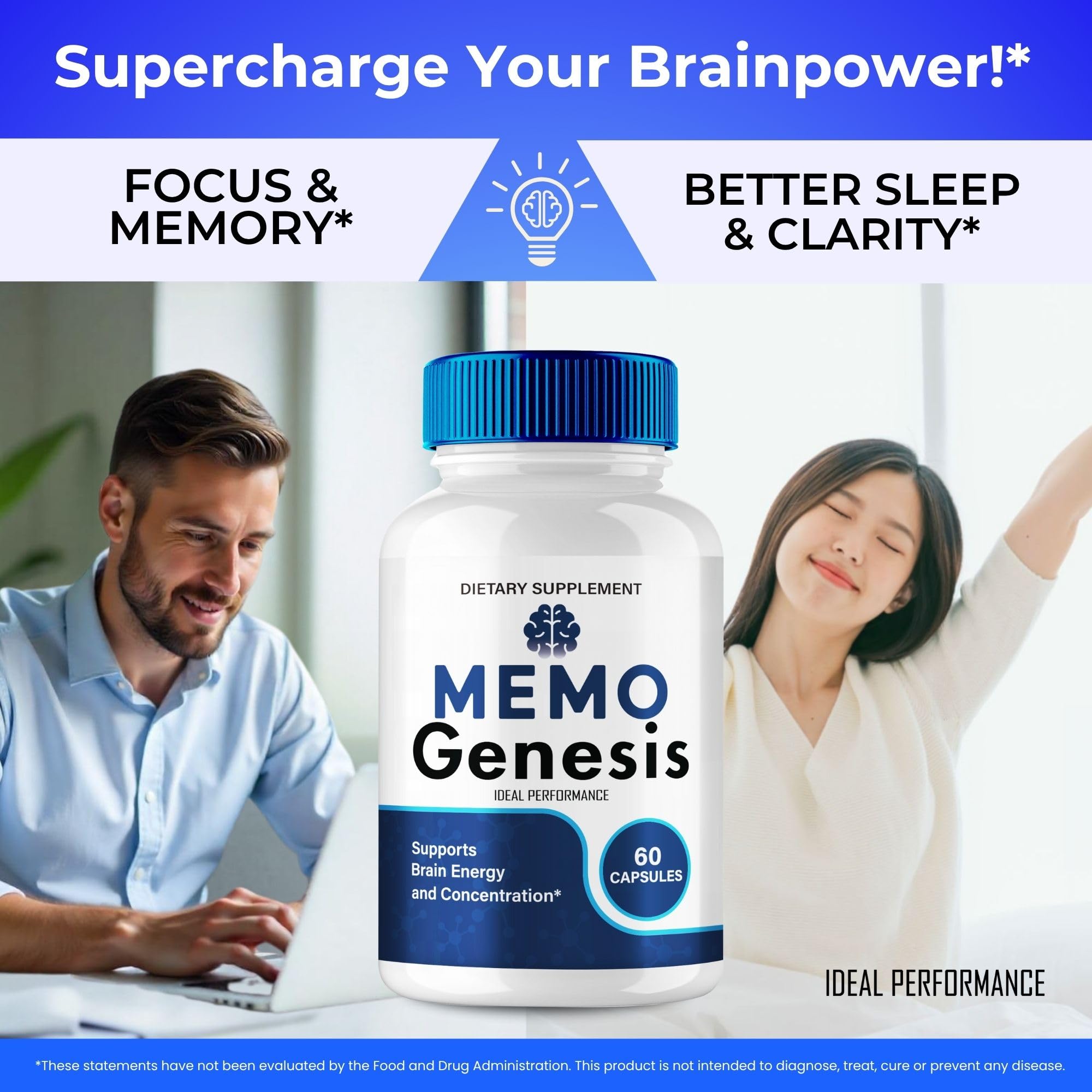 IDEAL PERFORMANCE Memo Genesis Capsule on a wooden table