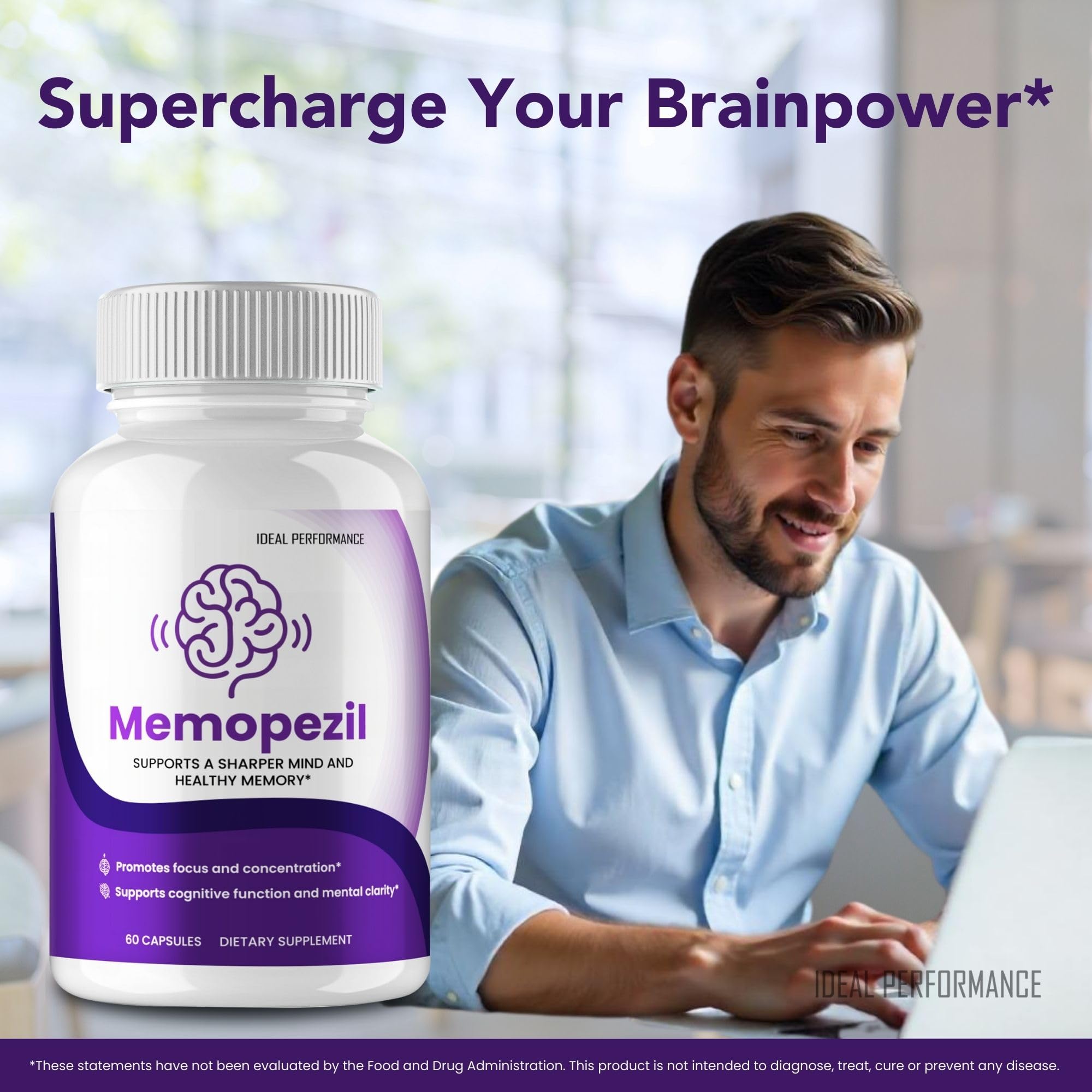 IDEAL PERFORMANCE Memopezil Capsules close-up
