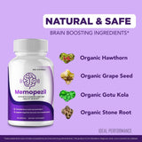 IDEAL PERFORMANCE Memopezil Capsules opened bottle