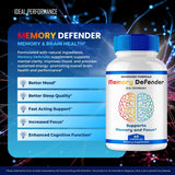 IDEAL PERFORMANCE Memory Defender Capsules opened bottle