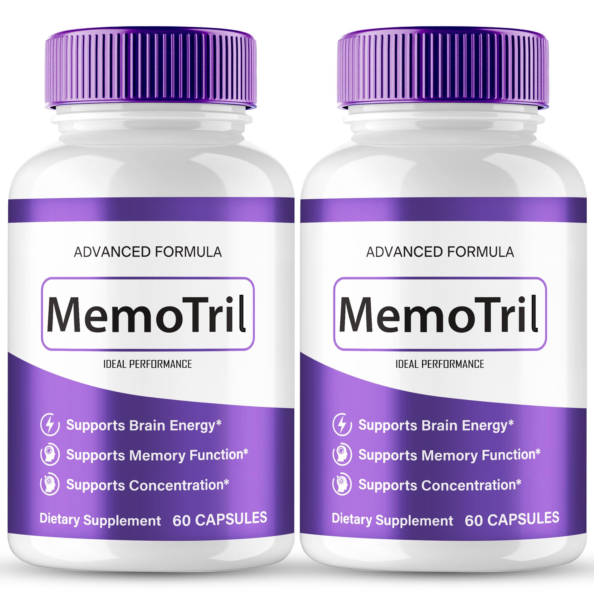 IDEAL PERFORMANCE MemoTril Memory Capsules front view