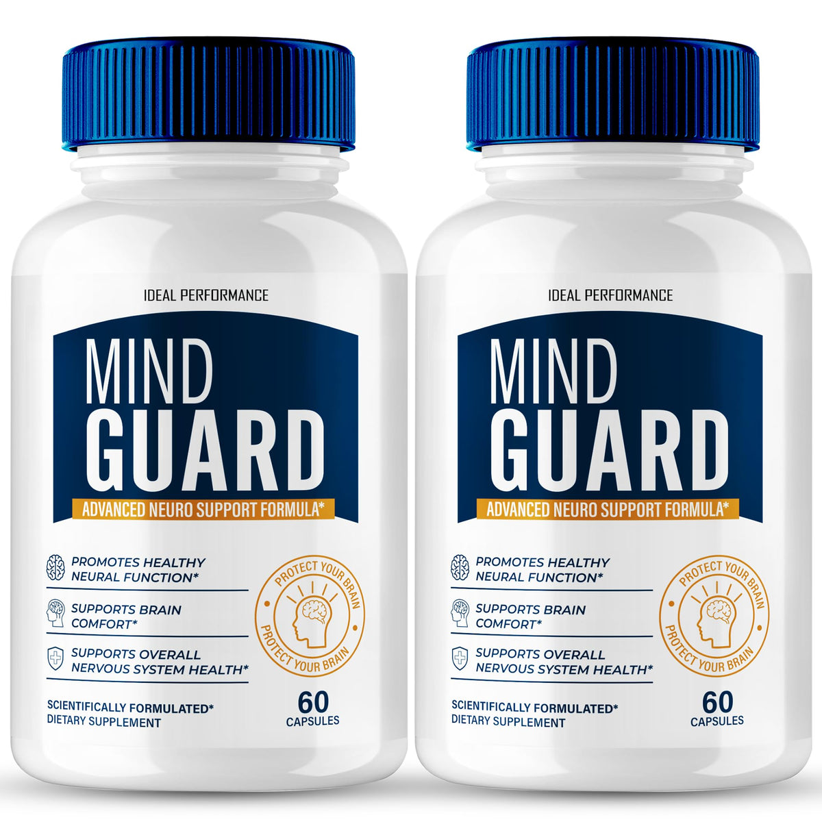 IDEAL PERFORMANCE Mind Guard Brain Supplement Capsules front view