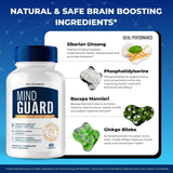 IDEAL PERFORMANCE Mind Guard Brain Supplement Capsules on a table