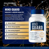 IDEAL PERFORMANCE Mind Guard Brain Supplement Capsules open bottle