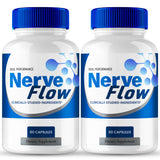 IDEAL PERFORMANCE Nerve Flow Supplement front view with capsule bottle