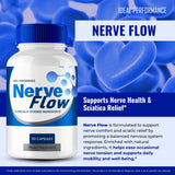 IDEAL PERFORMANCE Nerve Flow Supplement on a wooden table
