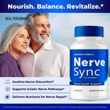 IDEAL PERFORMANCE Nerve Sync Capsules opened bottle showing capsules