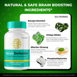 IDEAL PERFORMANCE Neuro Defender Brain Supplements 60 Capsules packaging