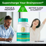 IDEAL PERFORMANCE Neuro Defender Brain Supplements 60 Capsules with measuring spoon