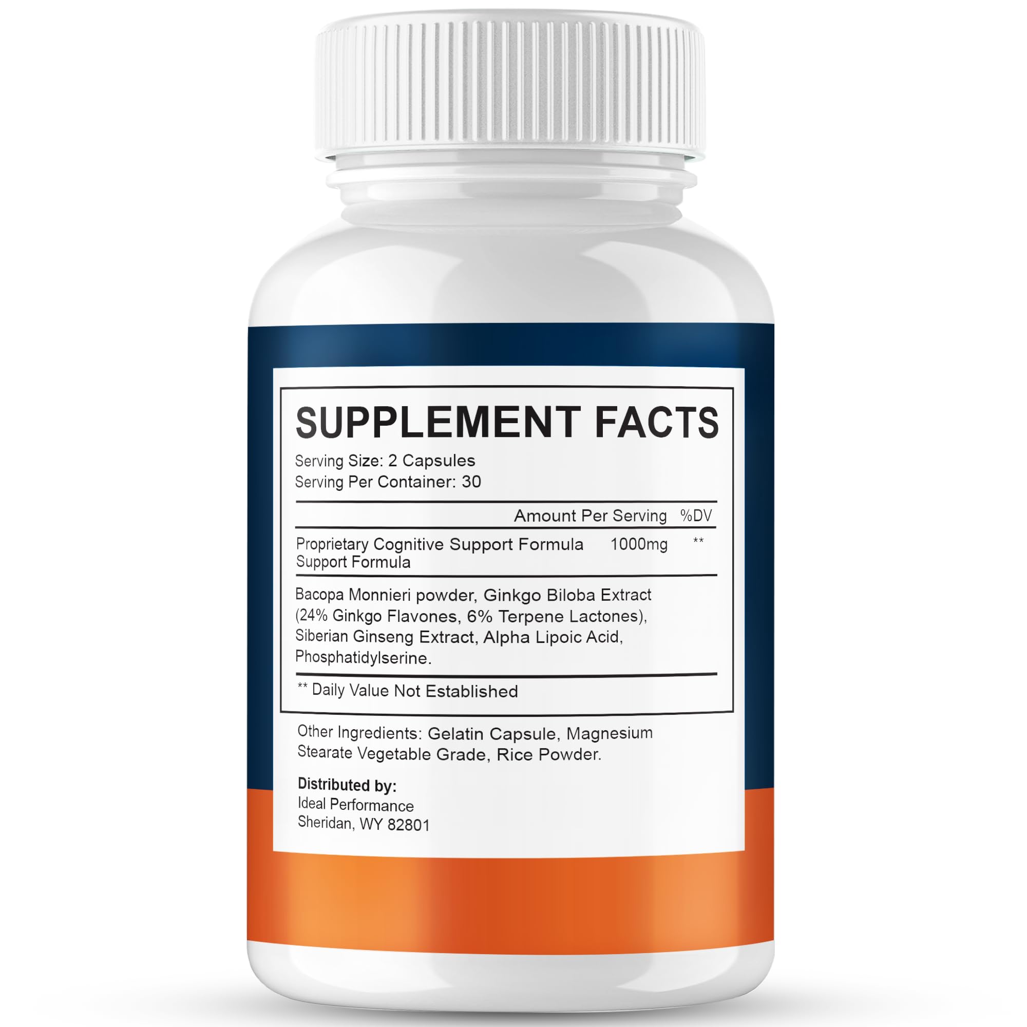 IDEAL PERFORMANCE Neuro Salt Capsules side view