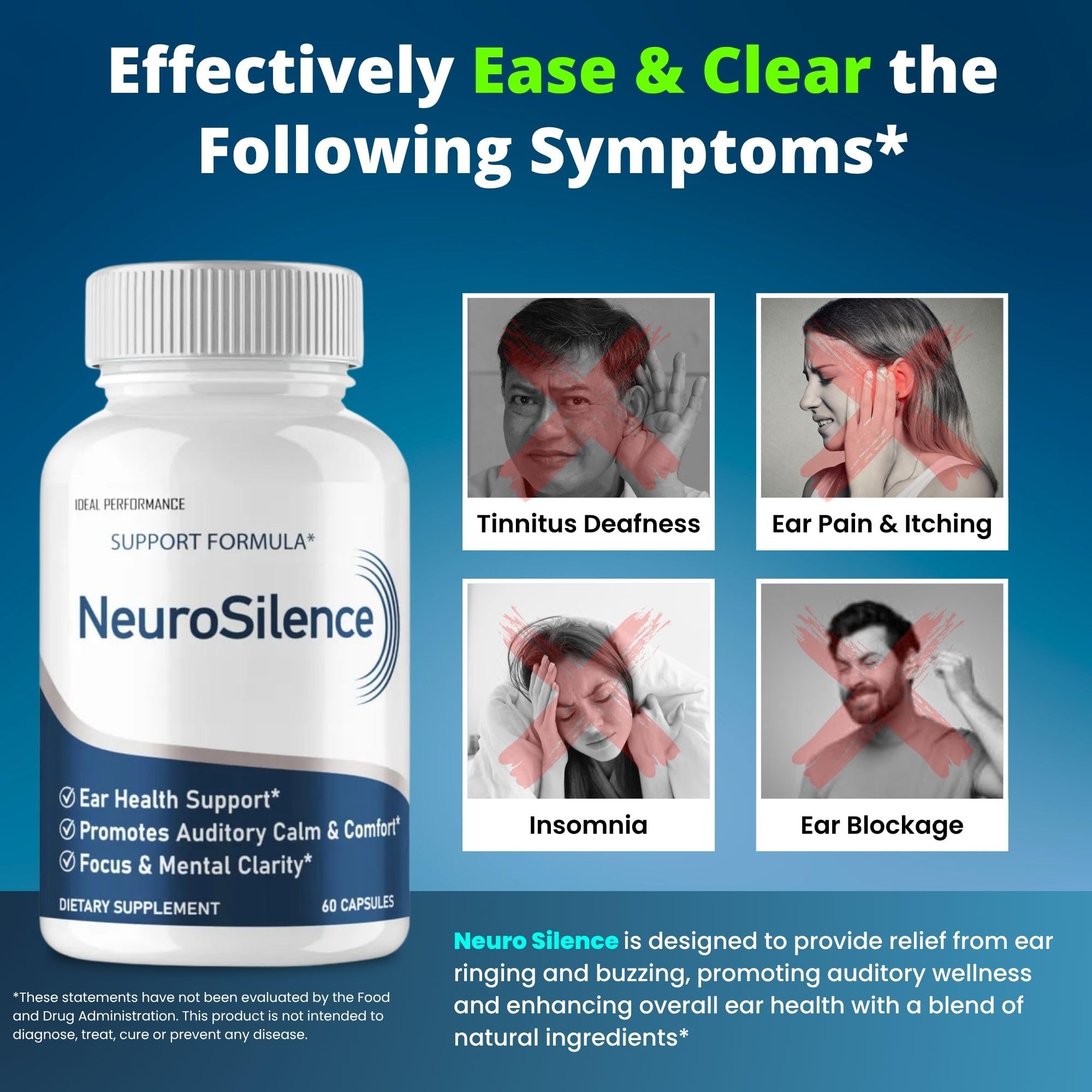 IDEAL PERFORMANCE Neurosilence Capsules close-up