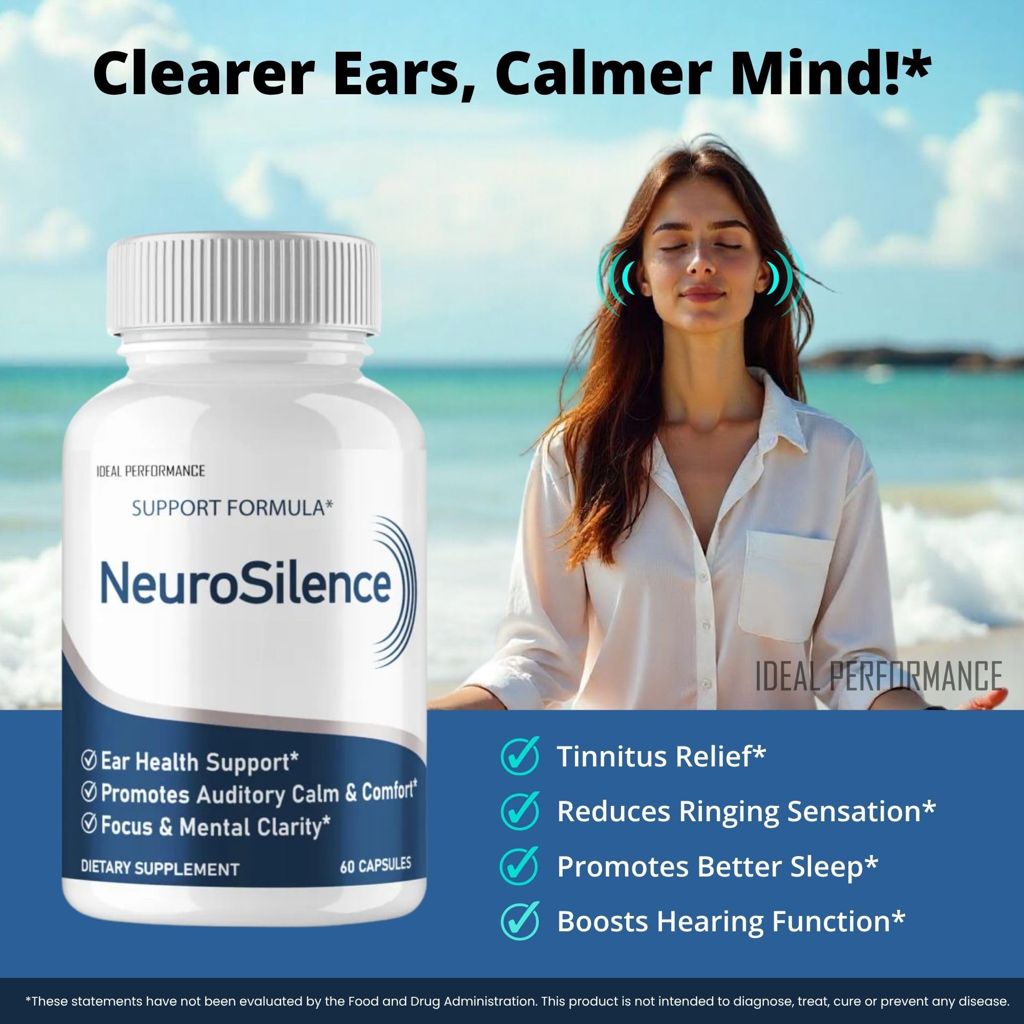IDEAL PERFORMANCE Neurosilence Capsules with natural ingredients