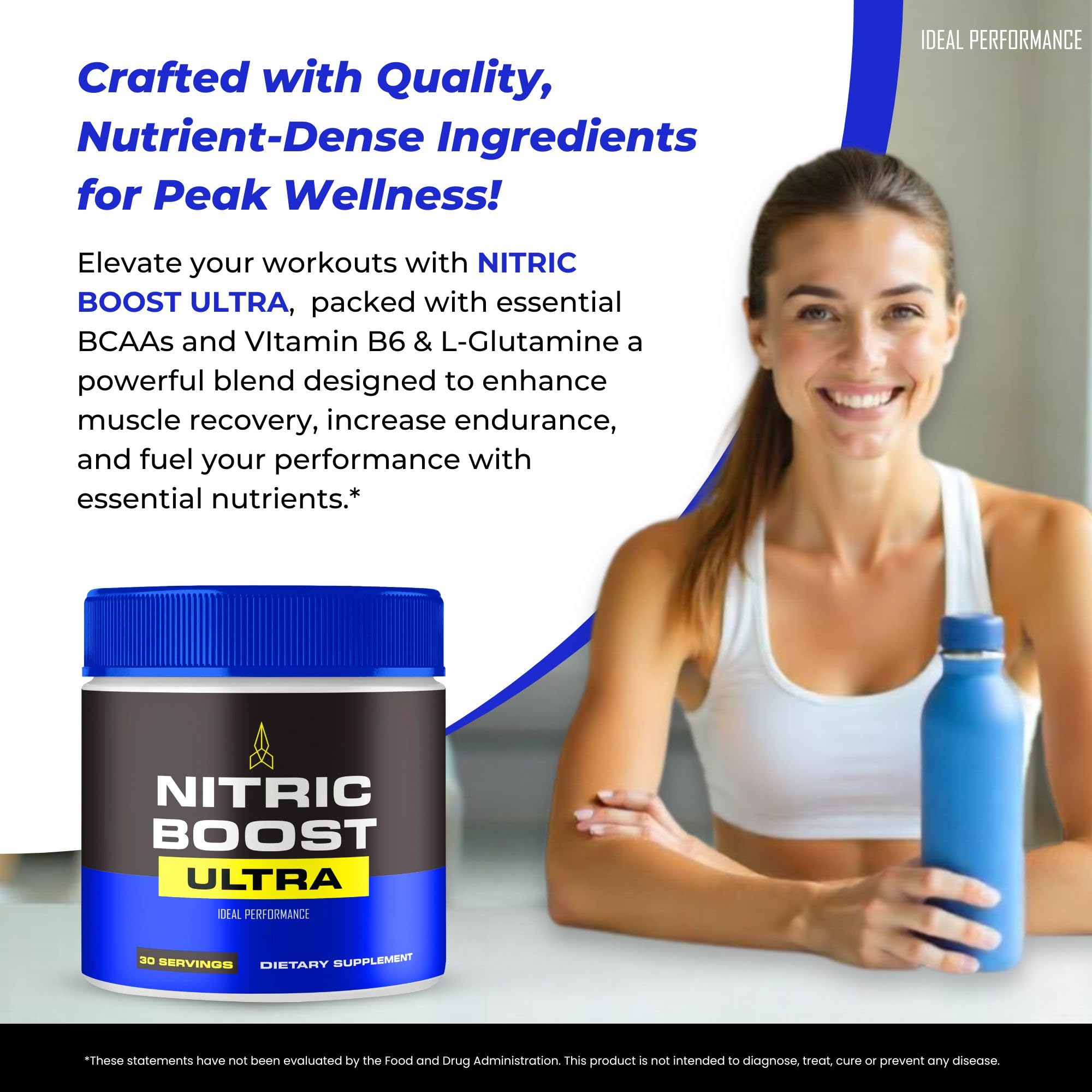 IDEAL PERFORMANCE Nitric support Ultra Powder lifestyle scene