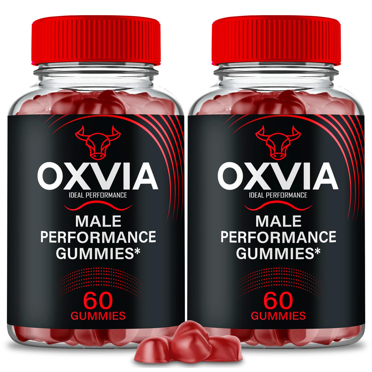 IDEAL PERFORMANCE Oxvia Male Performance Gummies front view