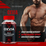 IDEAL PERFORMANCE Oxvia Male Performance Gummies in hand