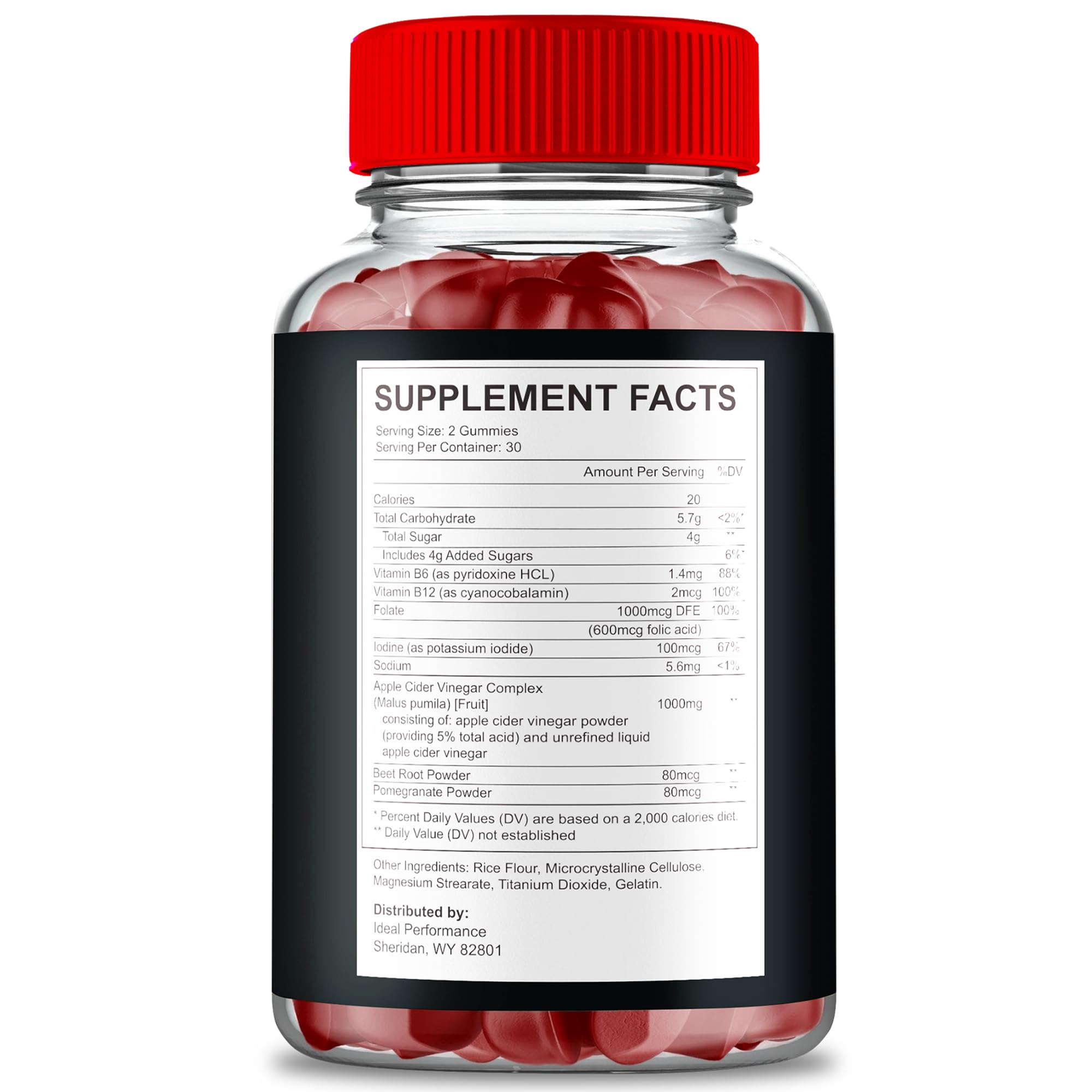 IDEAL PERFORMANCE Oxvia Male Performance Gummies packaging