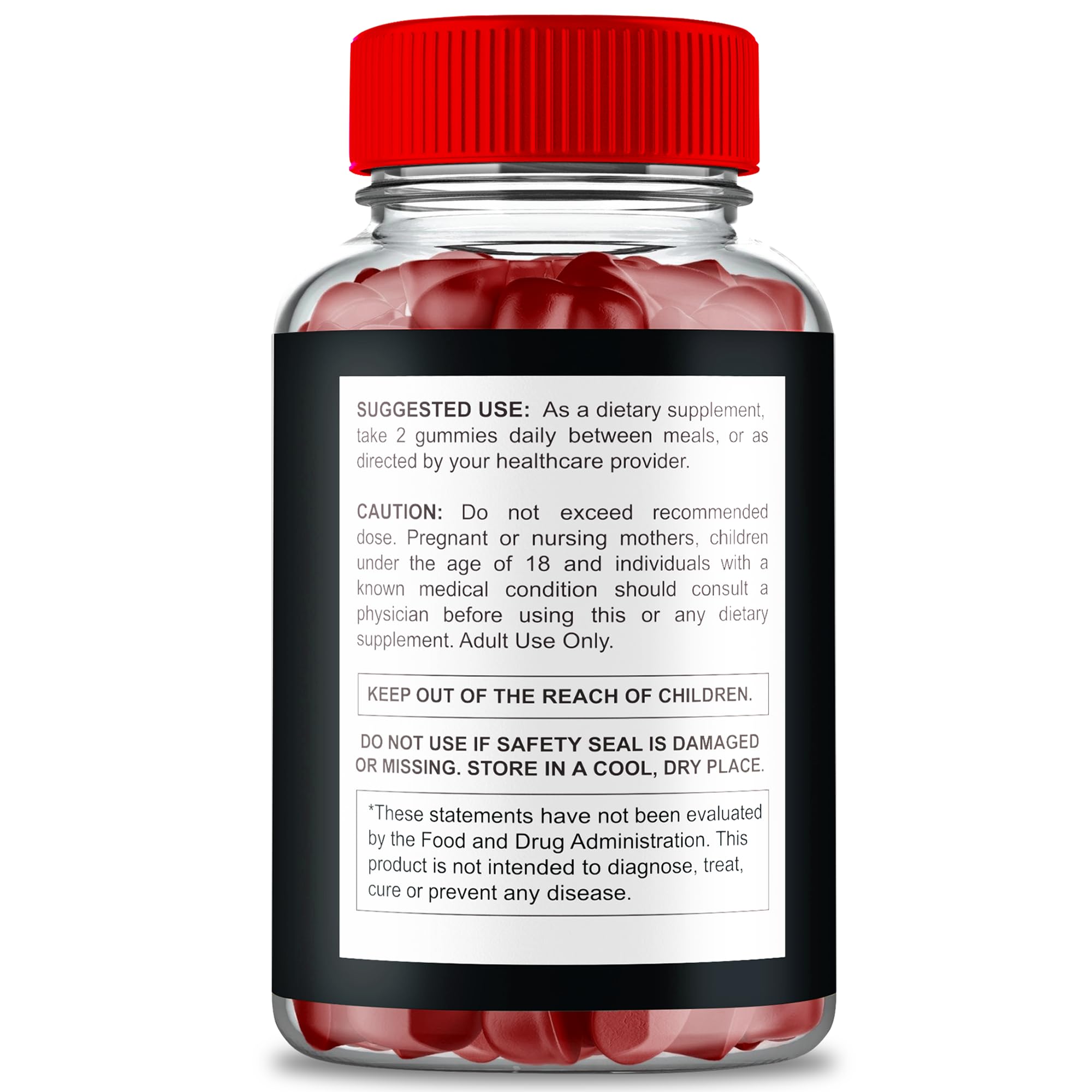 IDEAL PERFORMANCE Oxvia Male Performance Gummies side view