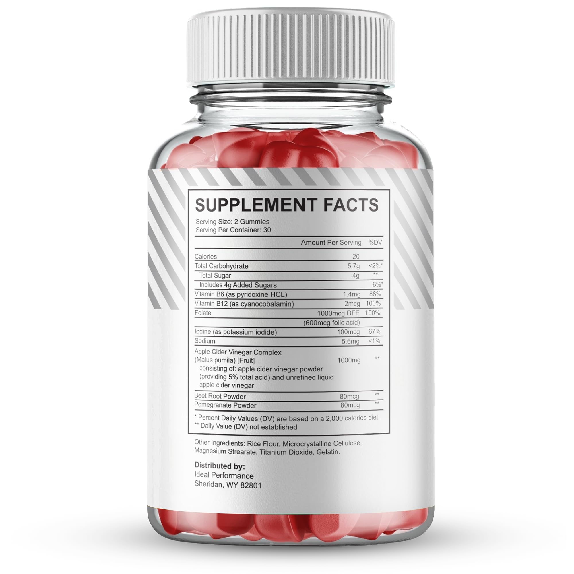 IDEAL PERFORMANCE Primo support XL Gummies packaging