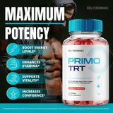 IDEAL PERFORMANCE Primo TRT Gummies back view with ingredient list