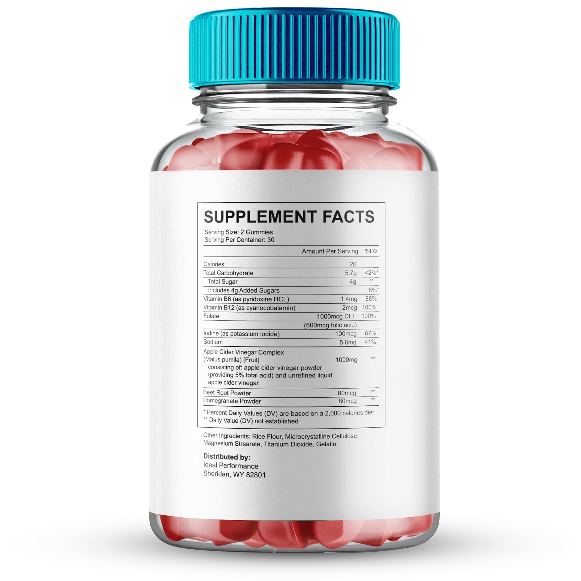 IDEAL PERFORMANCE Primo TRT Gummies close-up of gummies