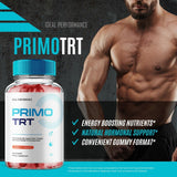 IDEAL PERFORMANCE Primo TRT Gummies close-up of gummy texture