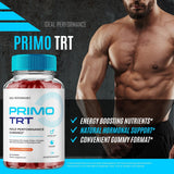 IDEAL PERFORMANCE Primo TRT Gummies close-up of individual gummy