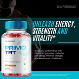 IDEAL PERFORMANCE Primo TRT Gummies displayed with other health supplements