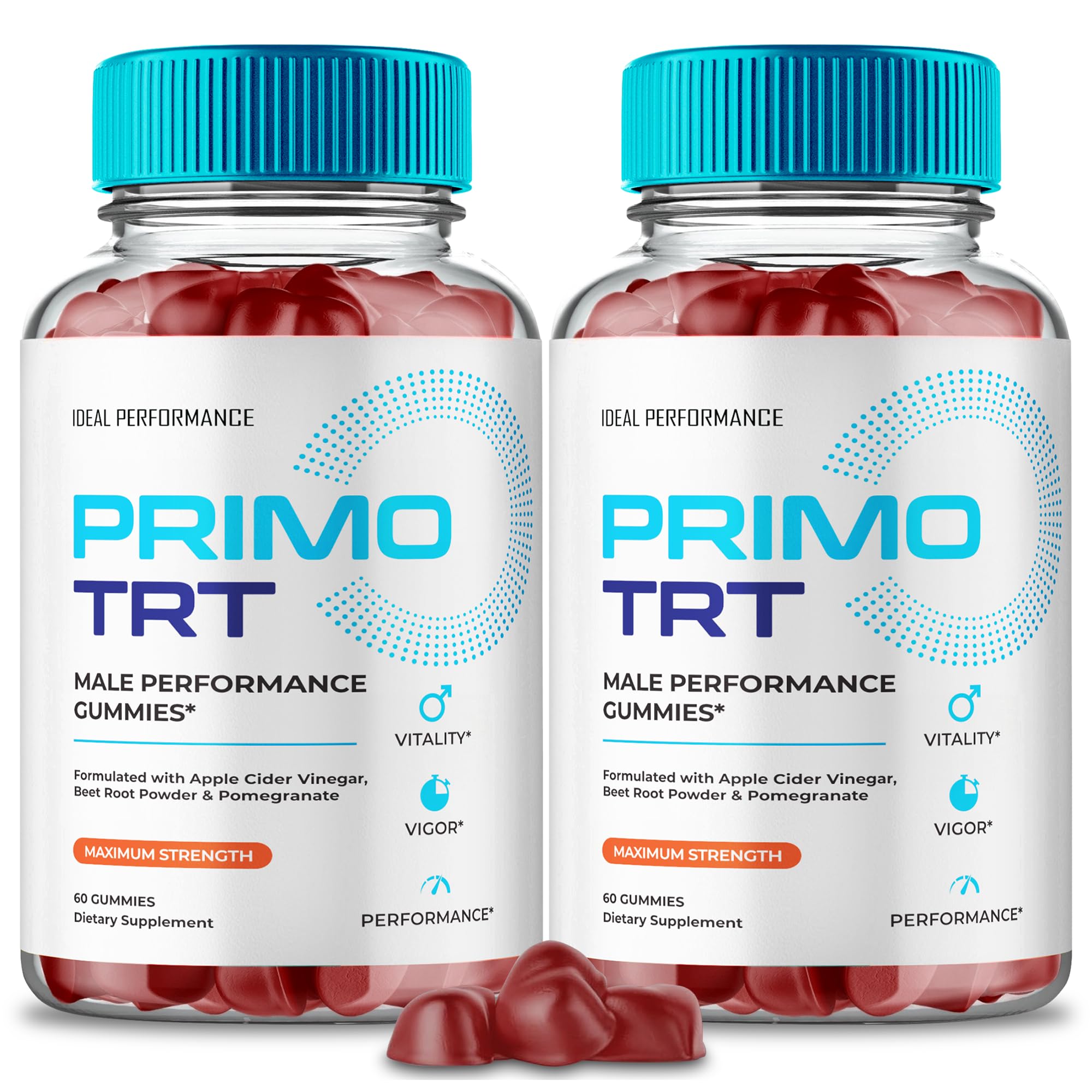 IDEAL PERFORMANCE Primo TRT Gummies front view packaging