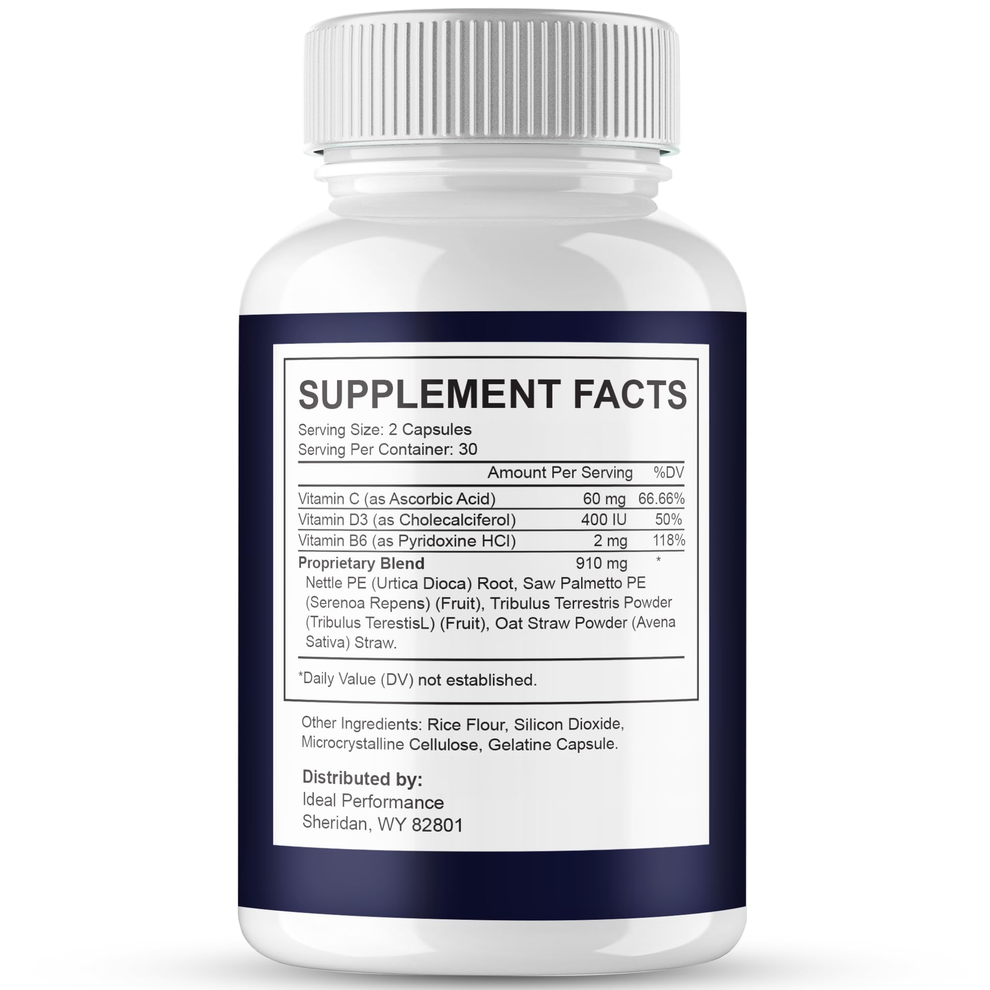 IDEAL PERFORMANCE Prosta Flow Capsules side view