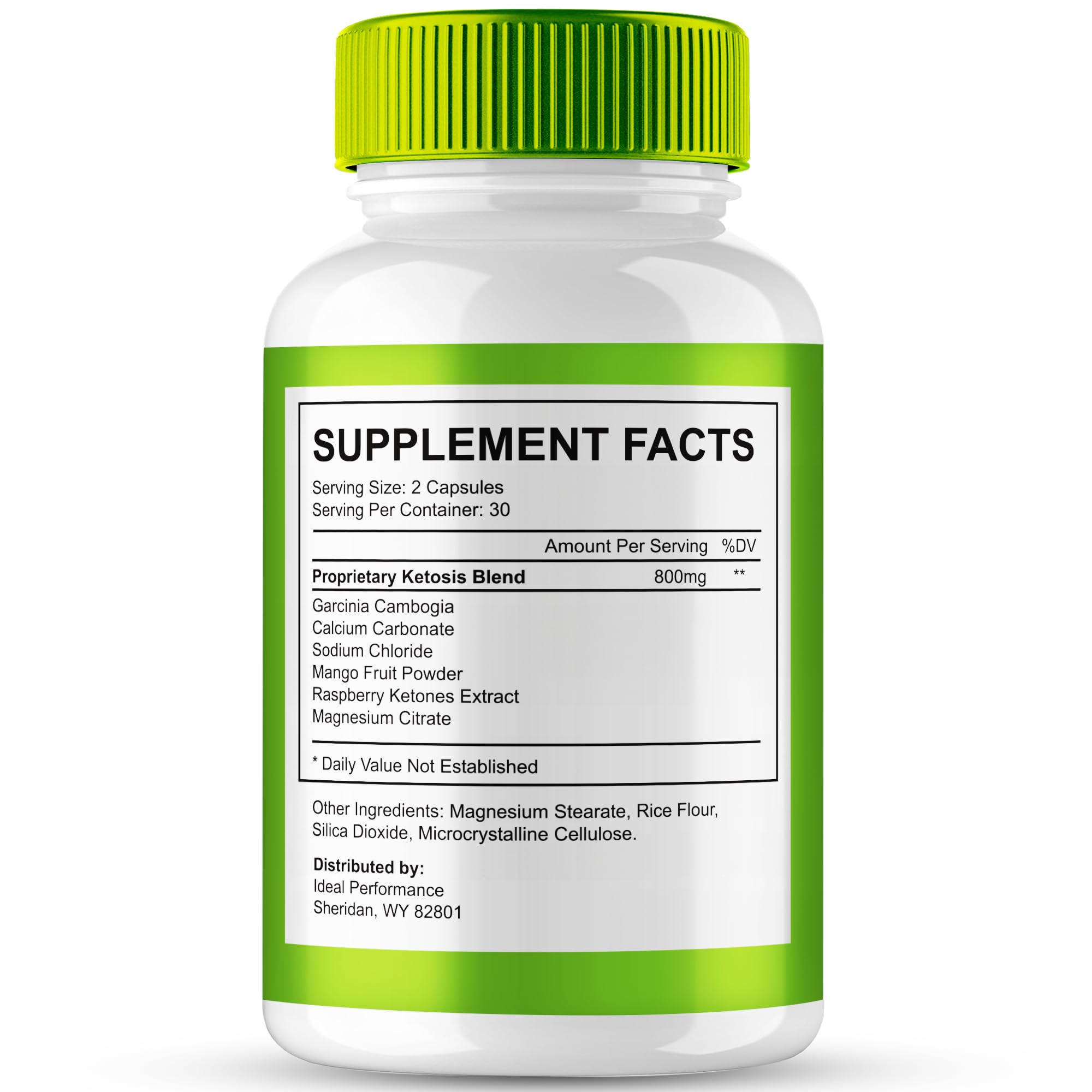 IDEAL PERFORMANCE Prozenith Capsules Pink Salt side view