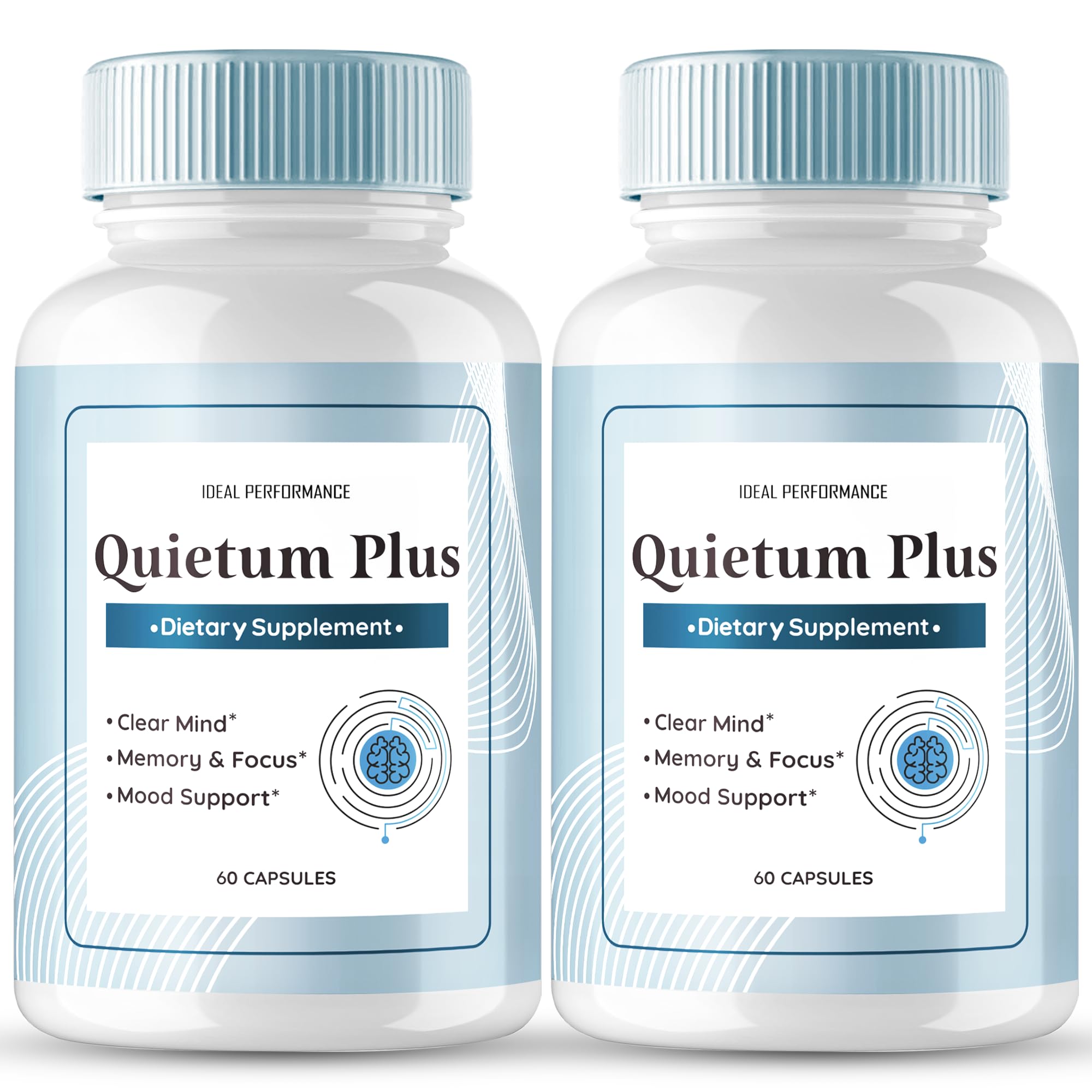 IDEAL PERFORMANCE Quietum Plus Tinnitus Relief Supplement front view