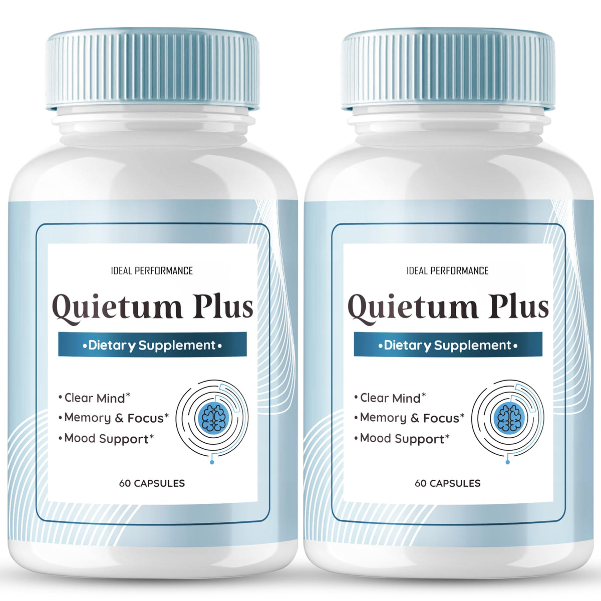 IDEAL PERFORMANCE Quietum Plus Tinnitus Relief Supplement front view