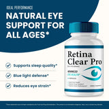 IDEAL PERFORMANCE Retina Clear Eye Supplement 255g capsules lifestyle scene