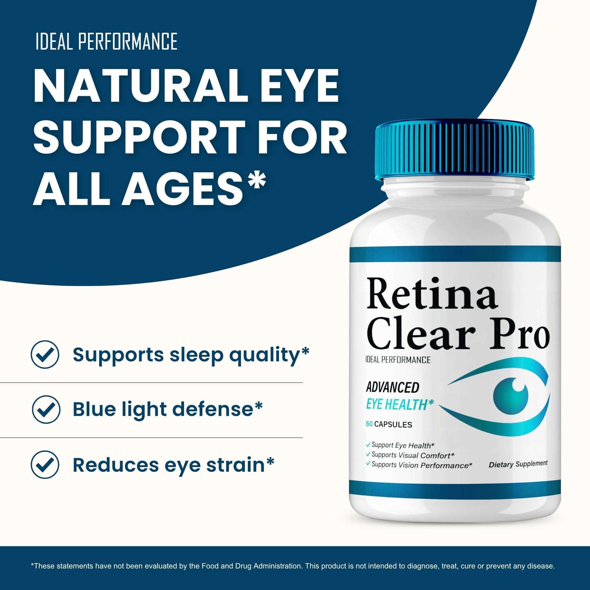 IDEAL PERFORMANCE Retina Clear Eye Supplement lifestyle image