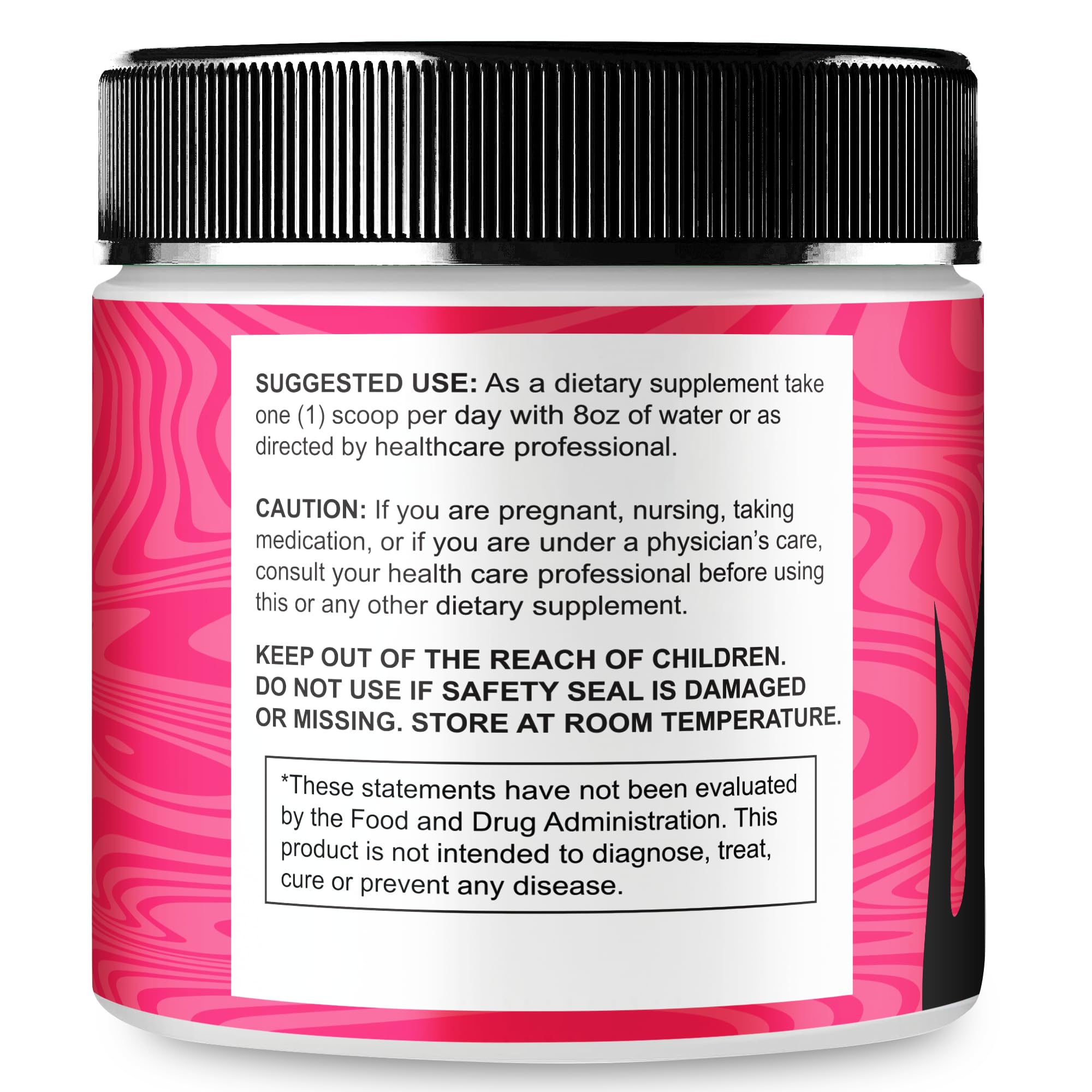 IDEAL PERFORMANCE SaltBurn Powder side view with dosage instructions