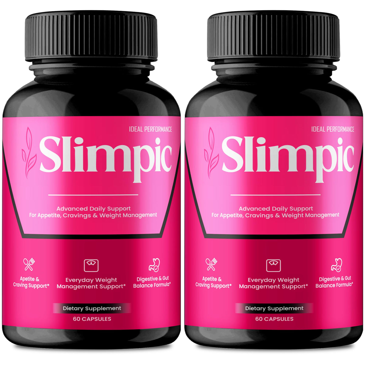 IDEAL PERFORMANCE Slimpic Capsules front view packaging