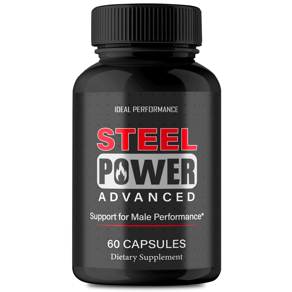 IDEAL PERFORMANCE Steel Power for Men Capsules front view