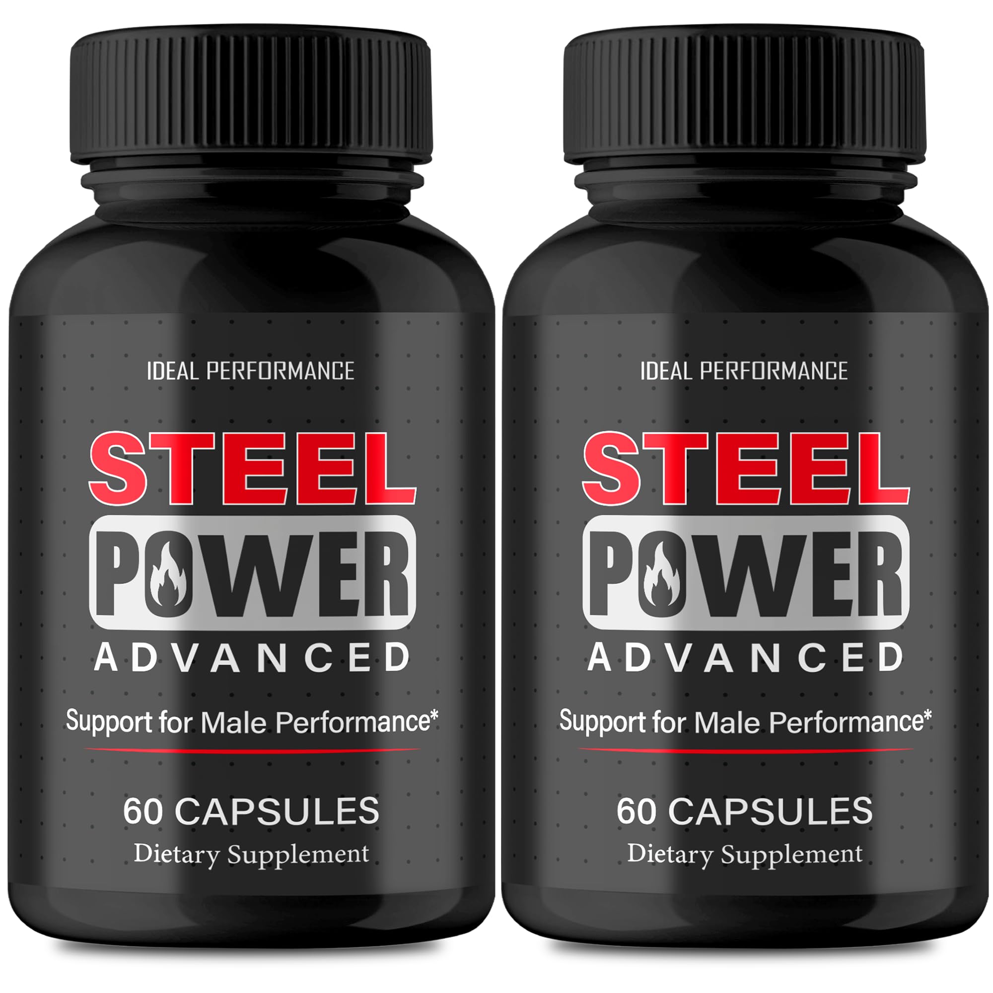 IDEAL PERFORMANCE Steel Power for Men Capsules front view