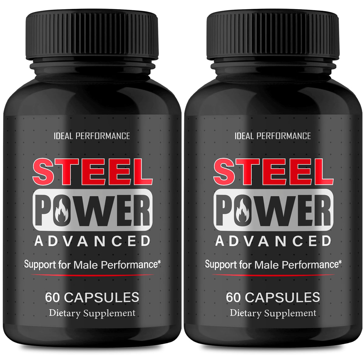IDEAL PERFORMANCE Steel Power for Men Capsules front view