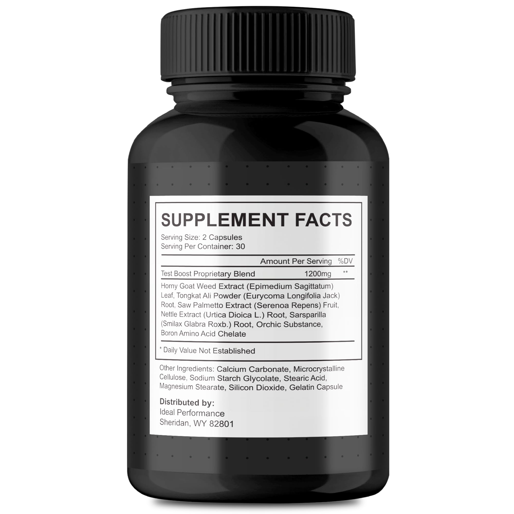 IDEAL PERFORMANCE Steel Power for Men Capsules packaging