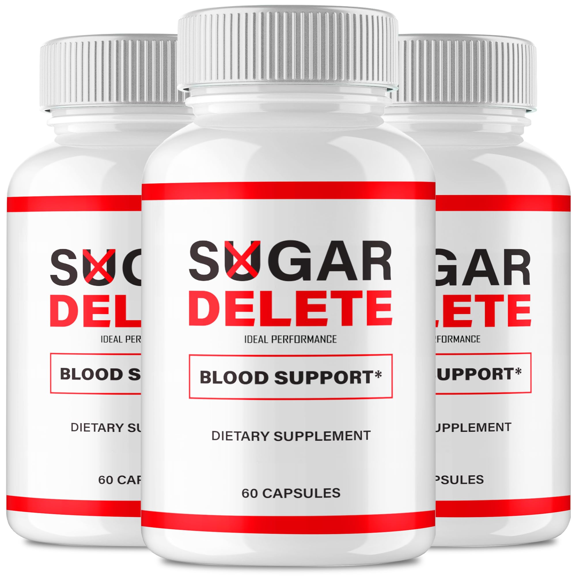 IDEAL PERFORMANCE Sugar Delete Capsules front view with package