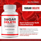 IDEAL PERFORMANCE Sugar Delete Capsules lifestyle scene with water glass