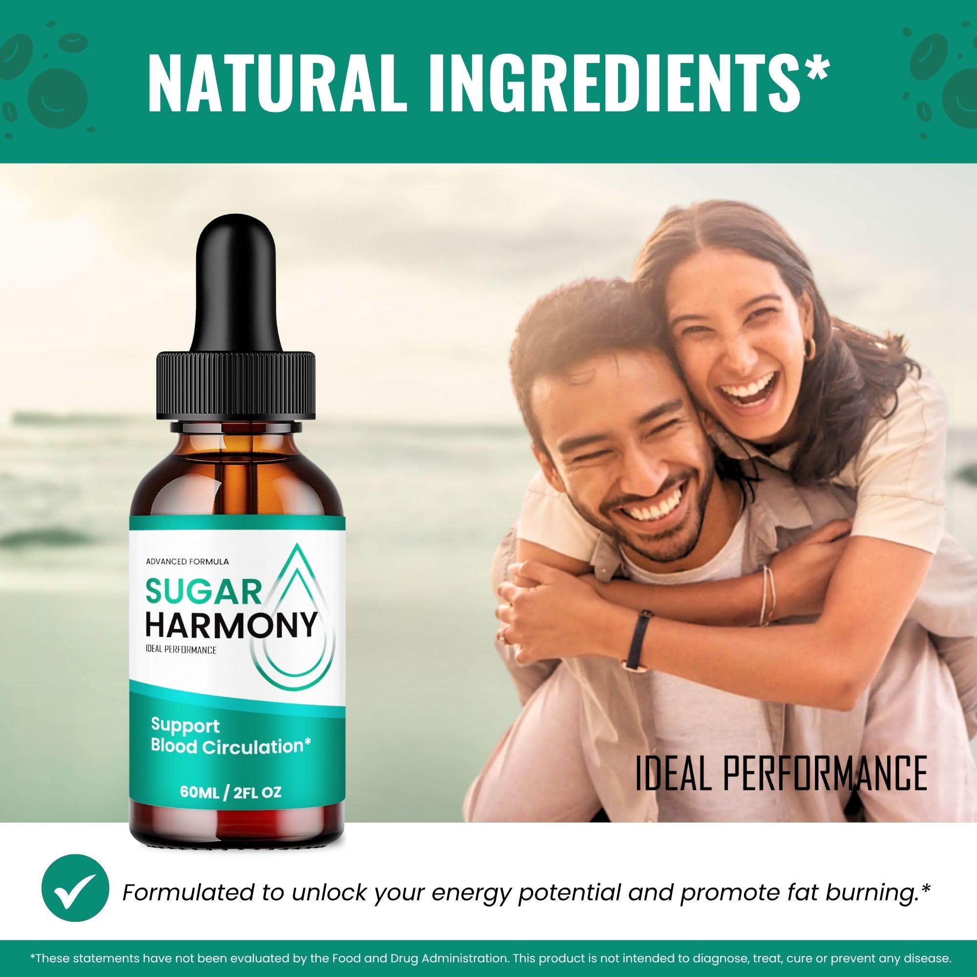 IDEAL PERFORMANCE Sugar Harmony Drops lifestyle scene