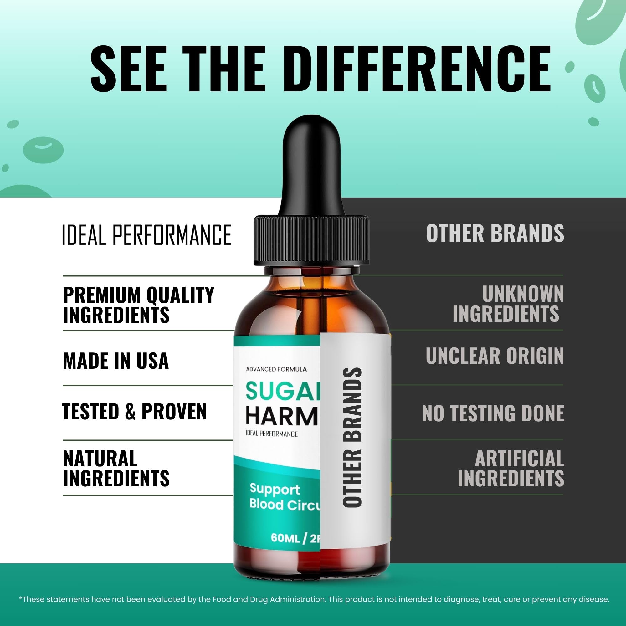IDEAL PERFORMANCE Sugar Harmony Drops with fresh fruits
